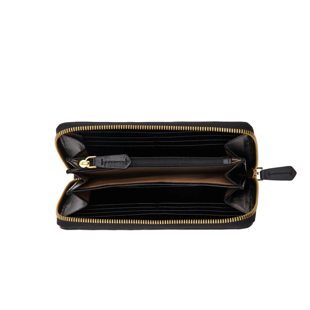 Portafogli The Bridge Lucrezia in pelle donna con portamonete -0173320130 - nero - immagine 3