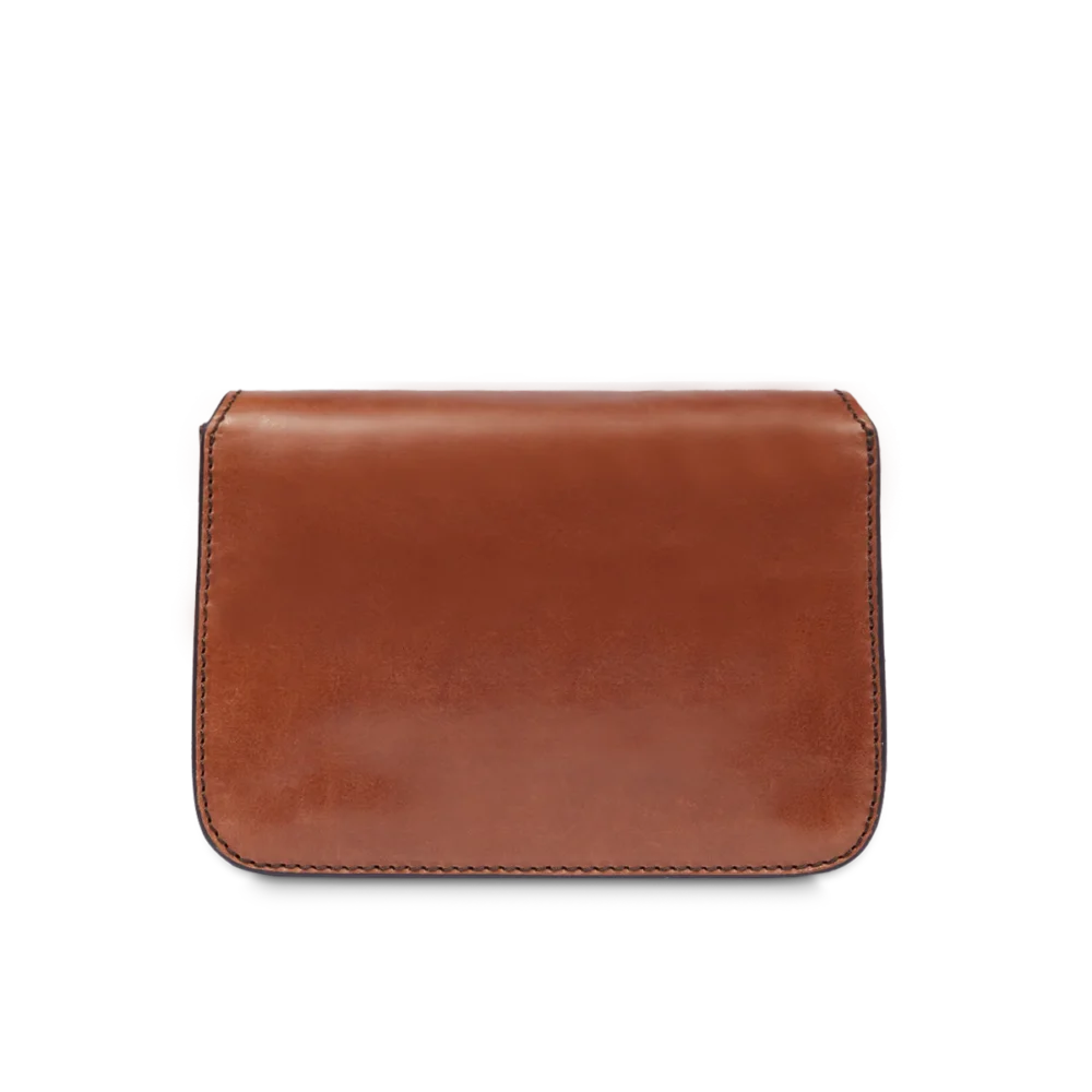 Borsa tracolla The Bridge Lucrezia in pelle - 0419200114 - Marrone/oro - immagine 3