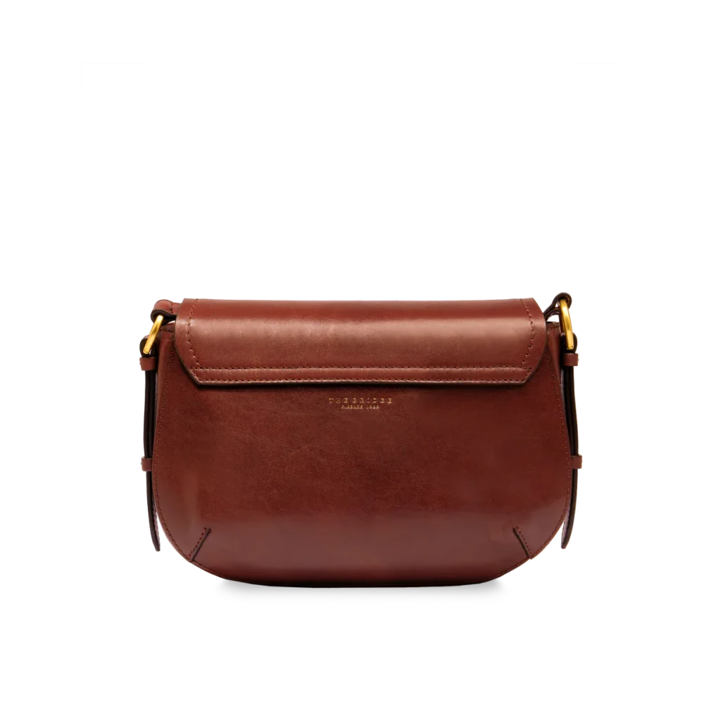Borsa The Bridge Federica tracolla pelle -0421140114 - Marrone/oro - immagine 3