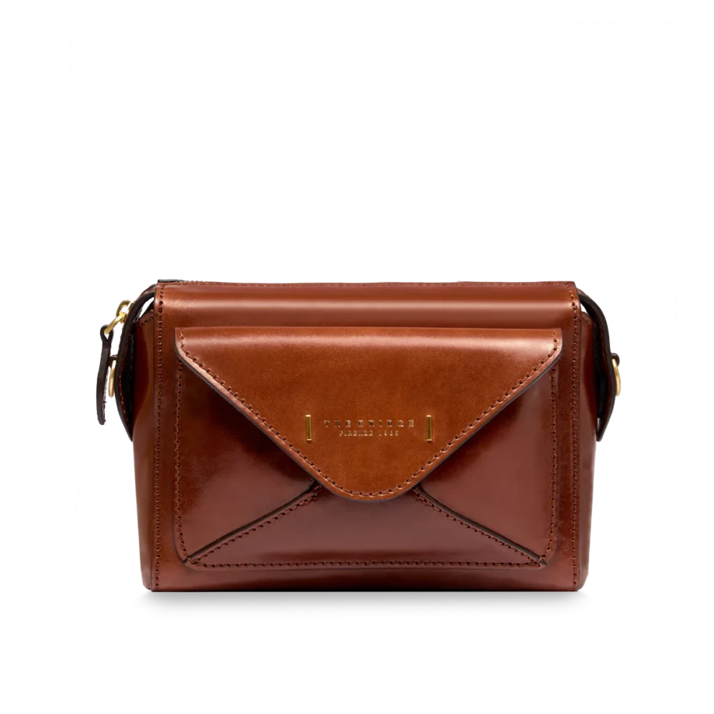 Borsa tracolla pelle chiusa con zip the bridge
