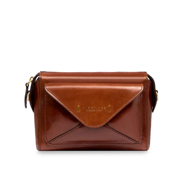 Borsa tracolla pelle chiusa con zip the bridge