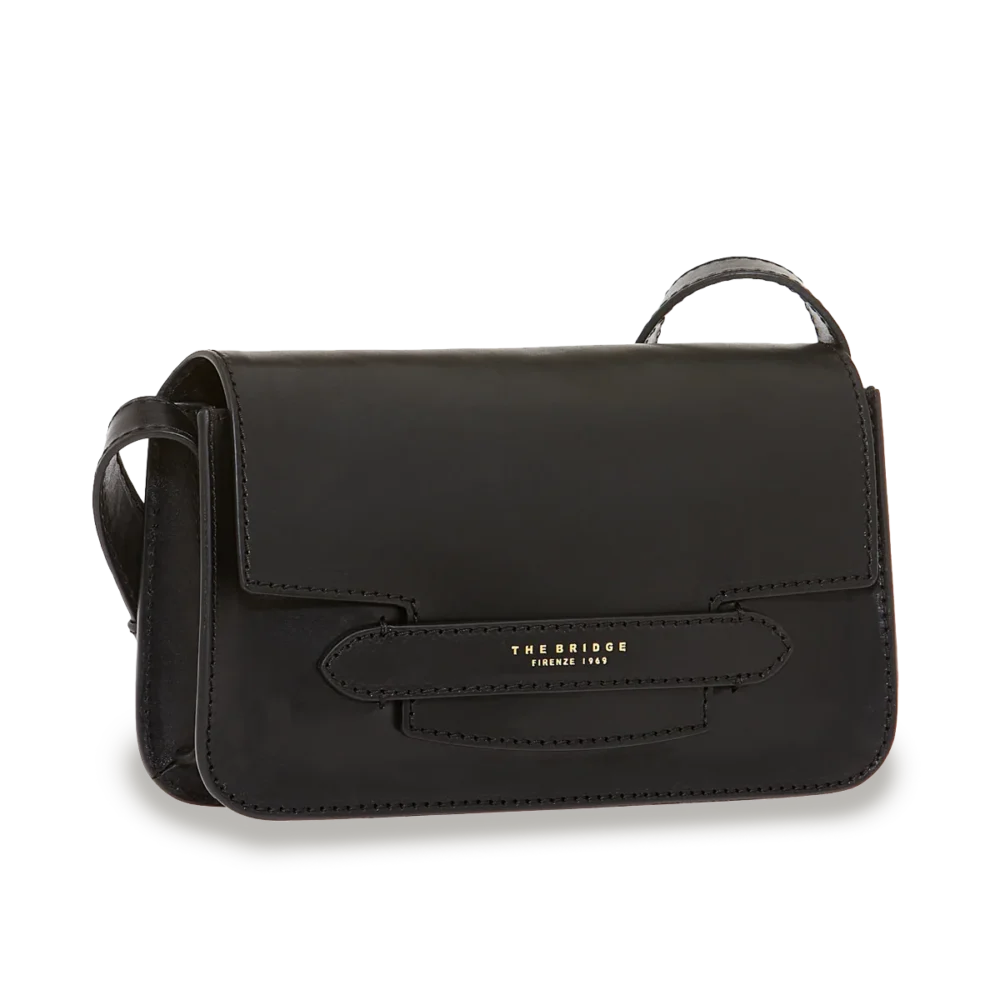 Borsa The bridge Lucrezia a spalla pelle tracolla - 0444120130 - Nero