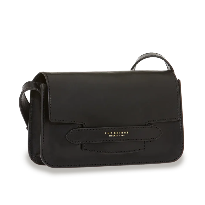 Borsa The bridge Lucrezia a spalla pelle tracolla - 0444120130 - Nero