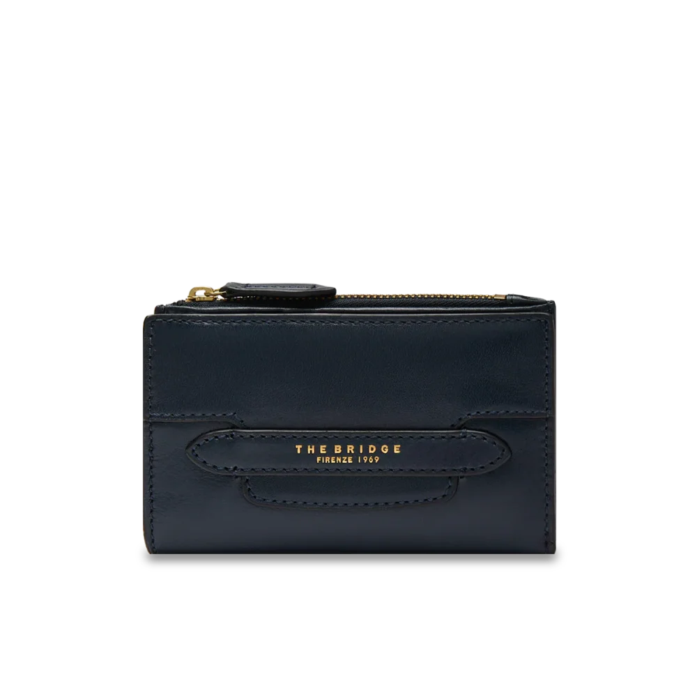 Portafogli The Bridge in pelle donna piccolo con portamonete - 01791301