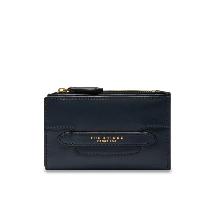 Portafogli The Bridge in pelle donna piccolo con portamonete - 01791301