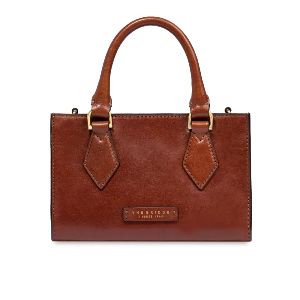 Borsa a mano The Bridge in pelle con tracolla removibile - 041005011 - Marrone - immagine 3