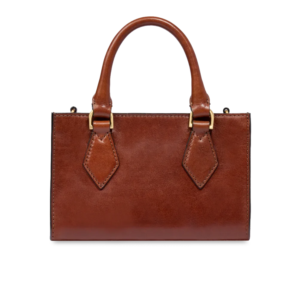 Borsa a mano The Bridge in pelle con tracolla removibile - 041005011 - Marrone - immagine 4