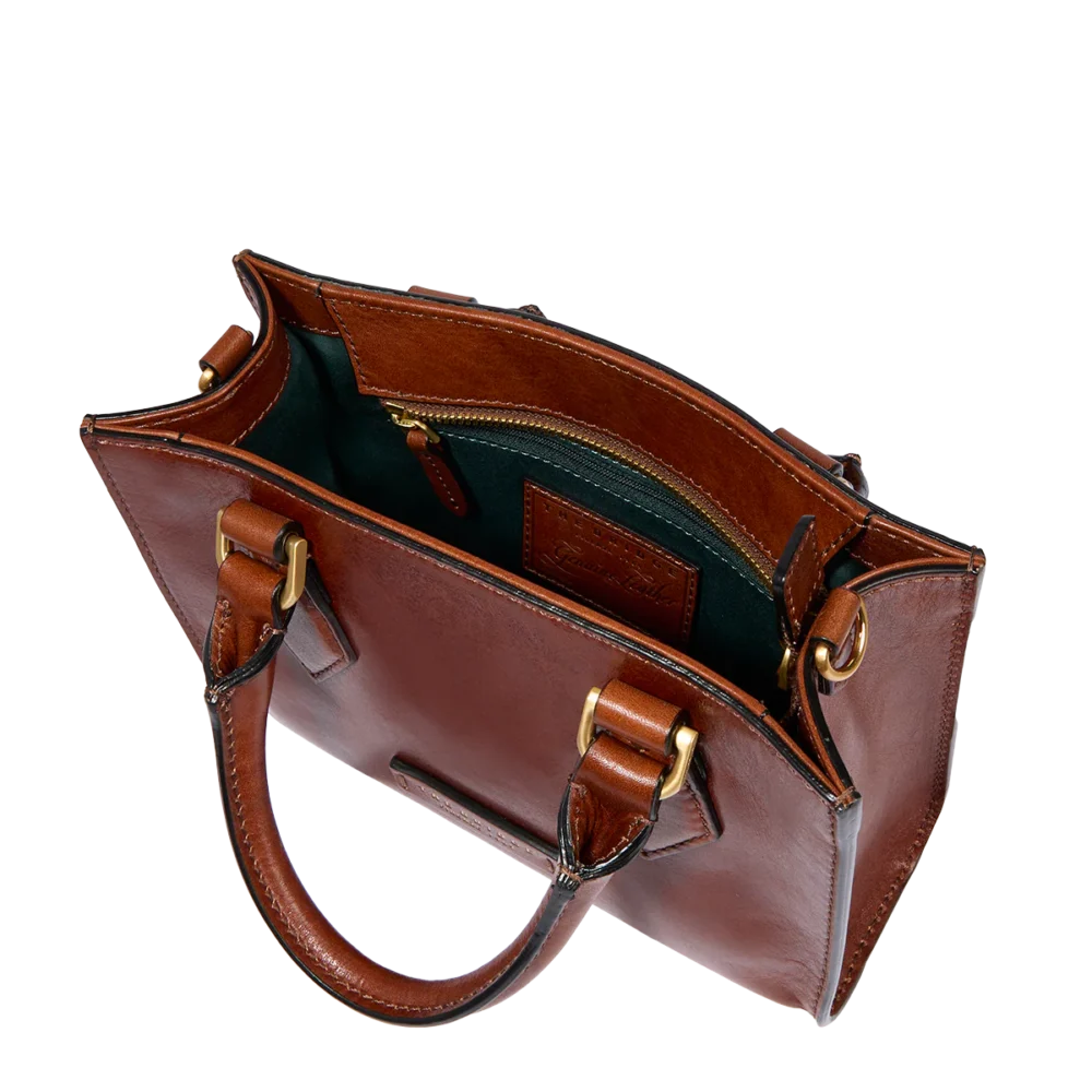 Borsa a mano The Bridge in pelle con tracolla removibile - 041005011 - Marrone - immagine 5