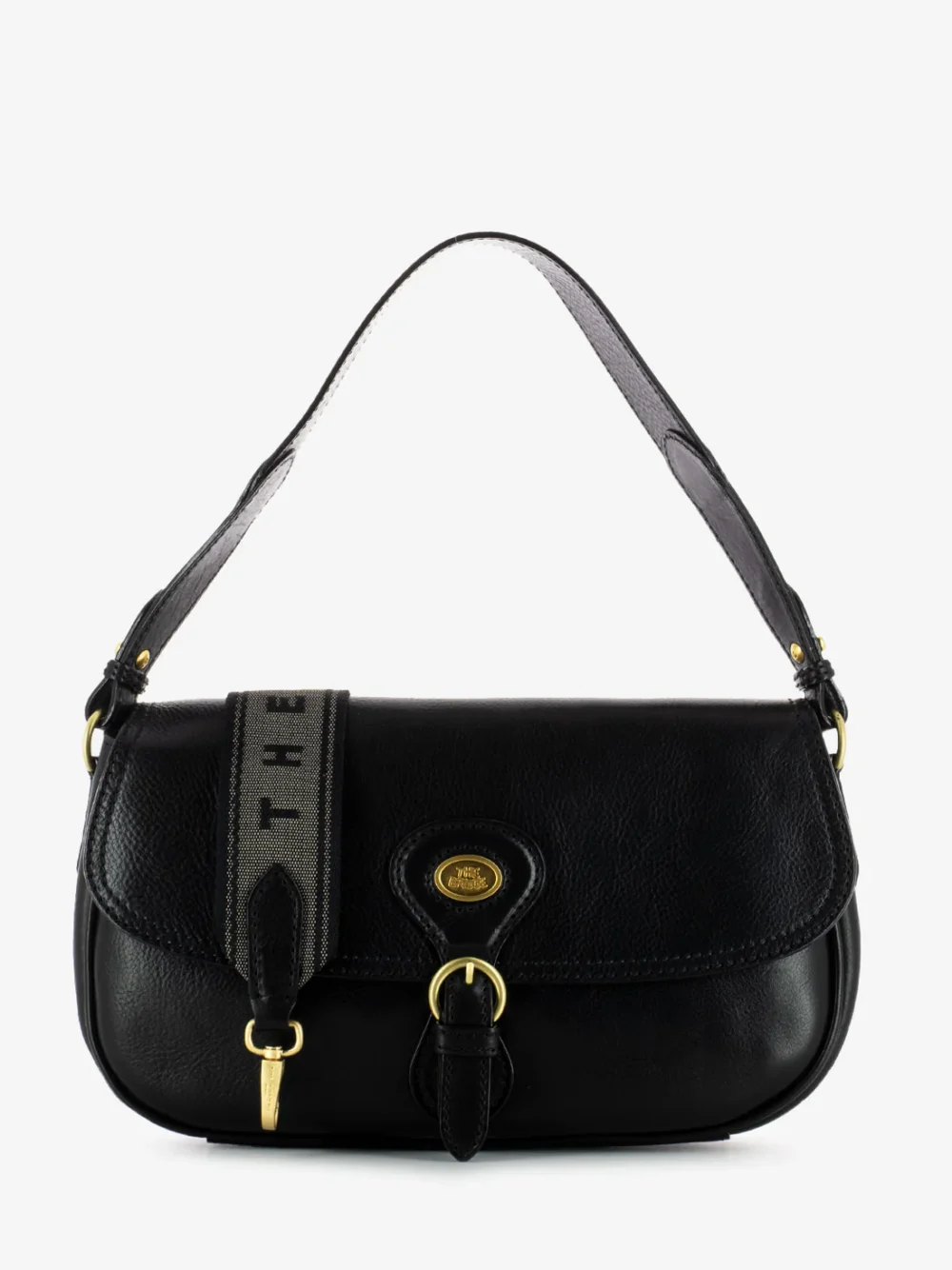 Borsa The Bridge a spalla in pelle grande con patta frontale - 045325D3 - immagine 2