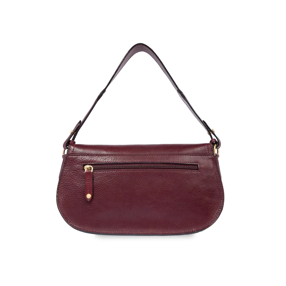 Borsa The Bridge a spalla in pelle grande con patta frontale - 045325D3 - immagine 8