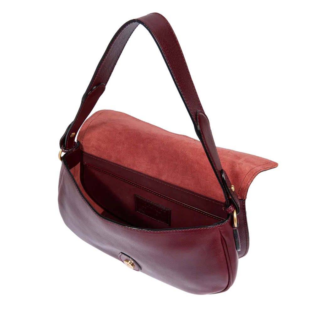 Borsa The Bridge a spalla in pelle grande con patta frontale - 045325D3 - immagine 9