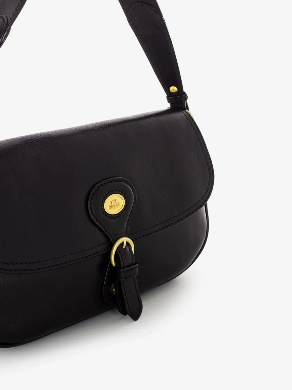 Borsa The Bridge a spalla in pelle grande con patta frontale - 045325D3 - immagine 4