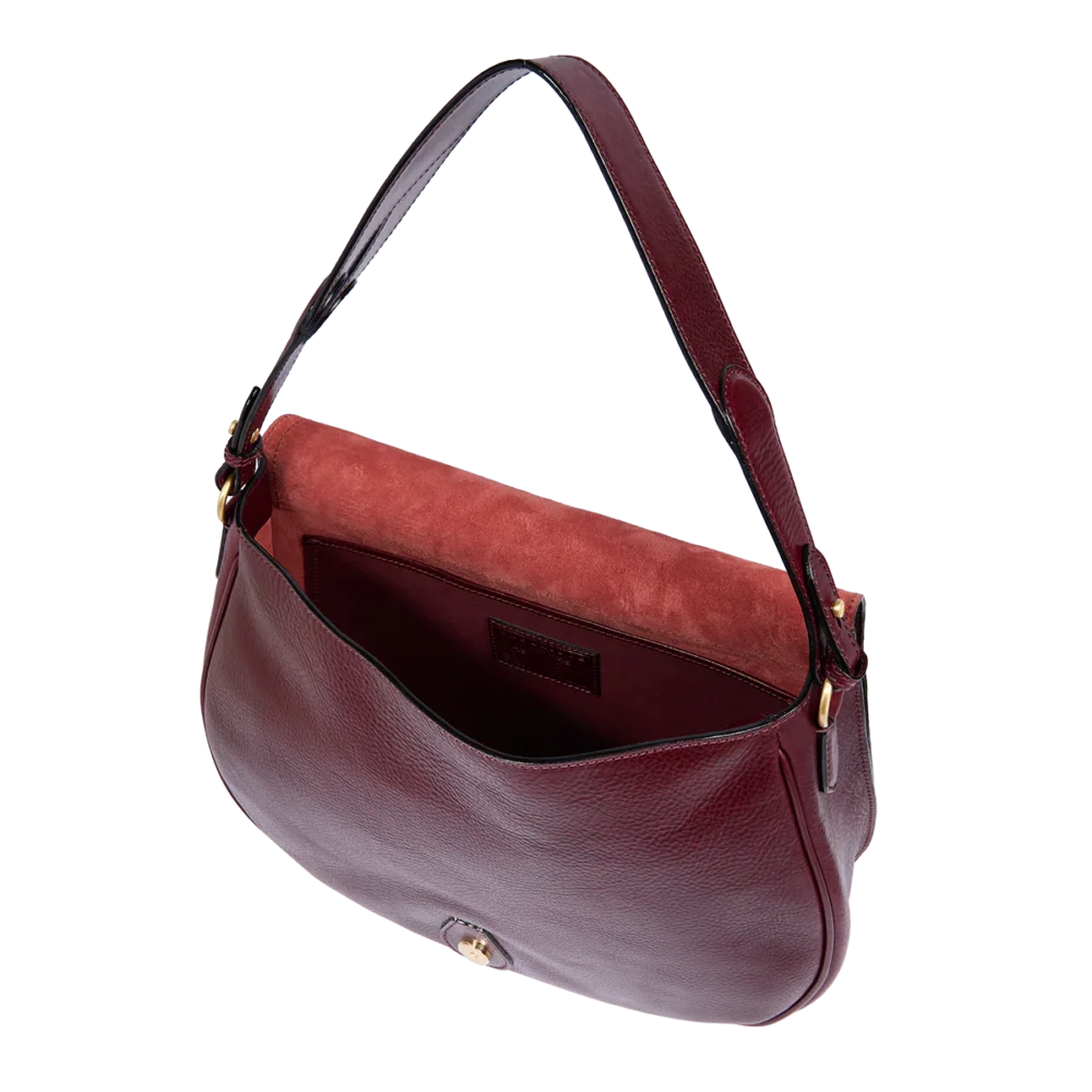 Borsa a spalla The Bridge in pelle grande con patta frontale - 045335D3YF - immagine 5