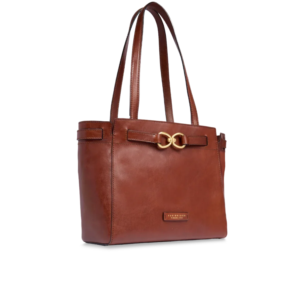 Borsa shopper The Bridge  in pelle - 04642501 - immagine 3