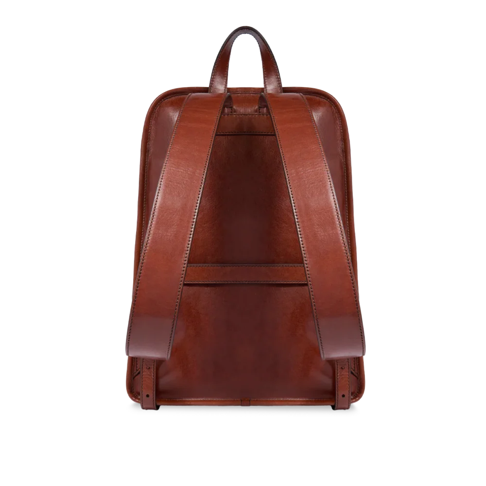 Zaino The Bridge in pelle uomo una zip e tasche frontali - 066105011 - immagine 7