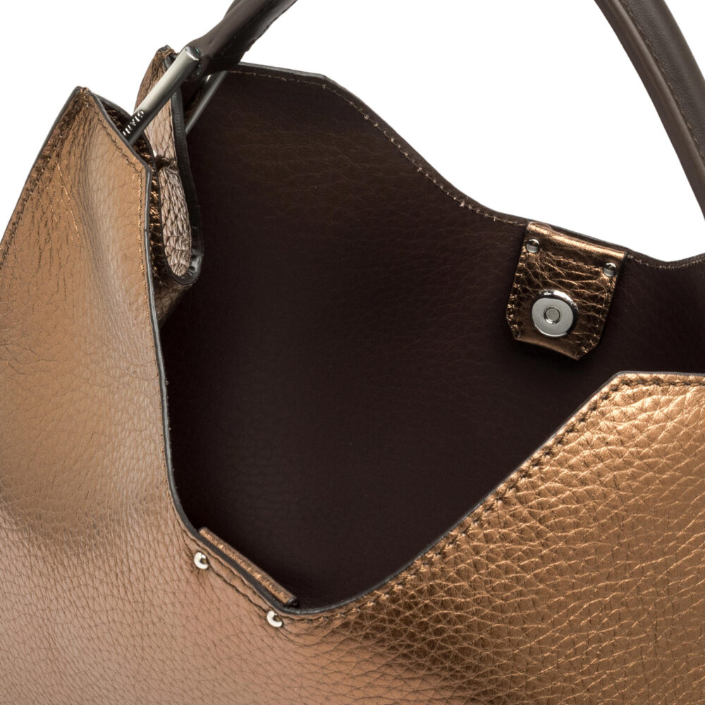Borsa a mano Gianni Chiarini, AURORA - BS 10566 RNGDBL-NASPM - Bronzo - immagine 7