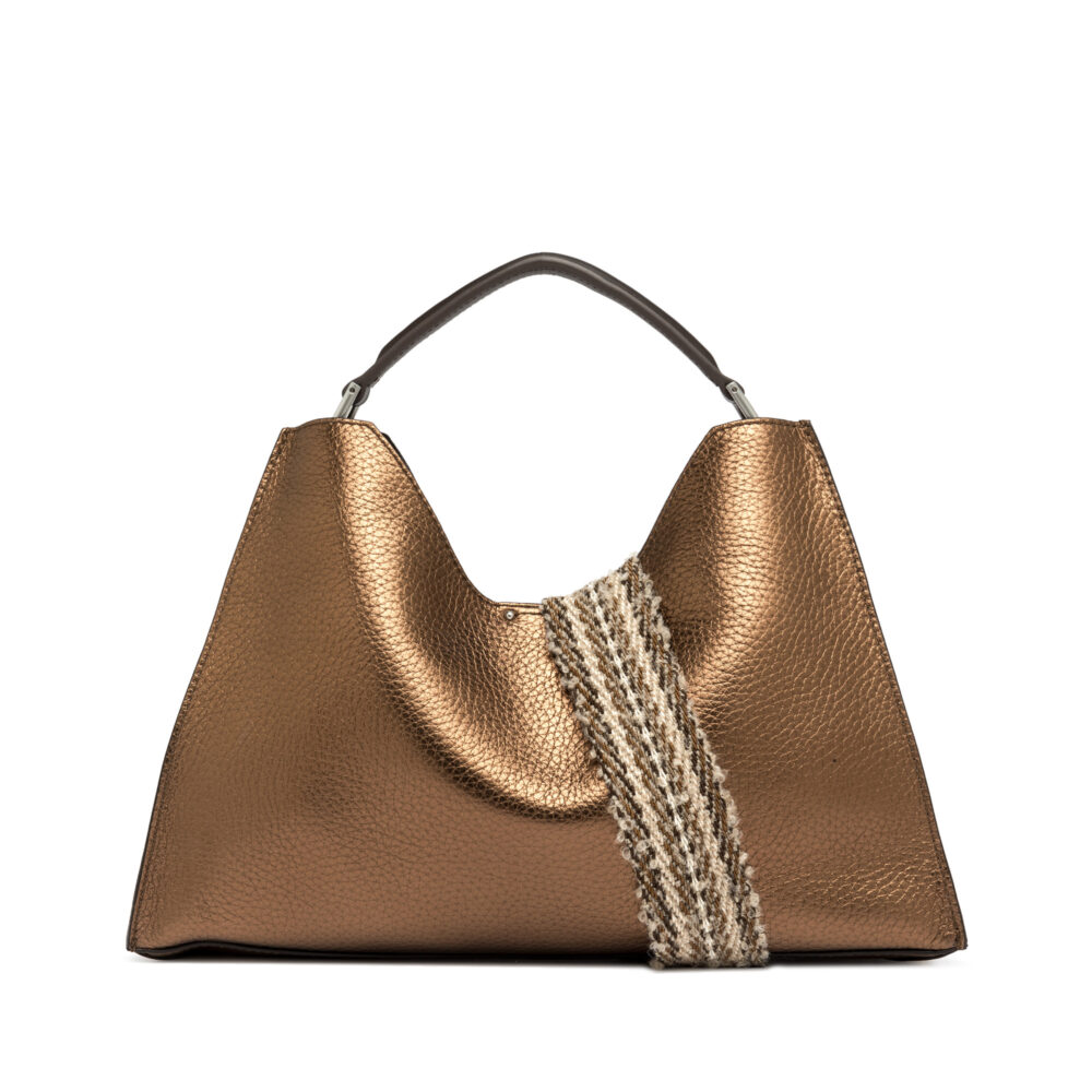 Borsa a mano Gianni Chiarini, AURORA - BS 10566 RNGDBL-NASPM - Bronzo - immagine 2