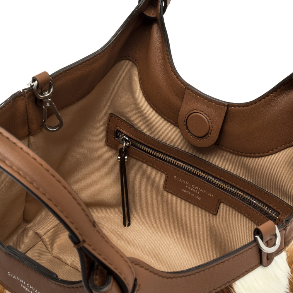 Borsa a spalla Gianni Chiarini, DUA - BS 12019 SPBOK - MARRONE - immagine 8