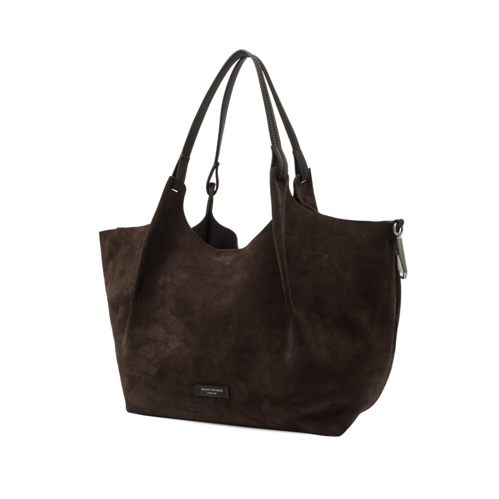 Borsa a spalla Gianni Chiarini Dua - BS 9780 CM-PL - Moka - immagine 2