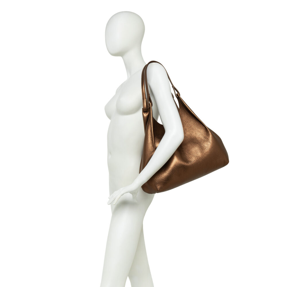 Borsa a spalla Gianni Chiarini Dua - BS 9720 RNGDBL - Bronzo - immagine 7