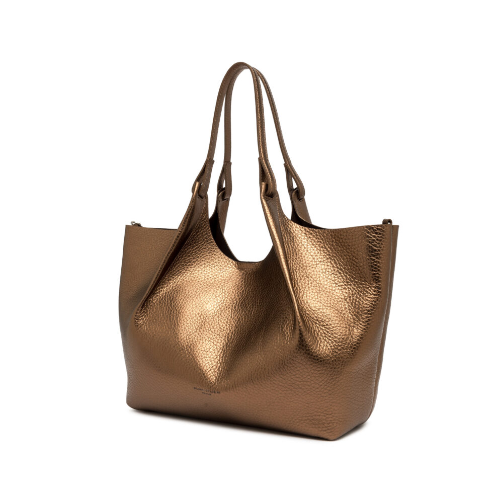 Borsa a spalla Gianni Chiarini Dua - BS 9720 RNGDBL - Bronzo - immagine 8