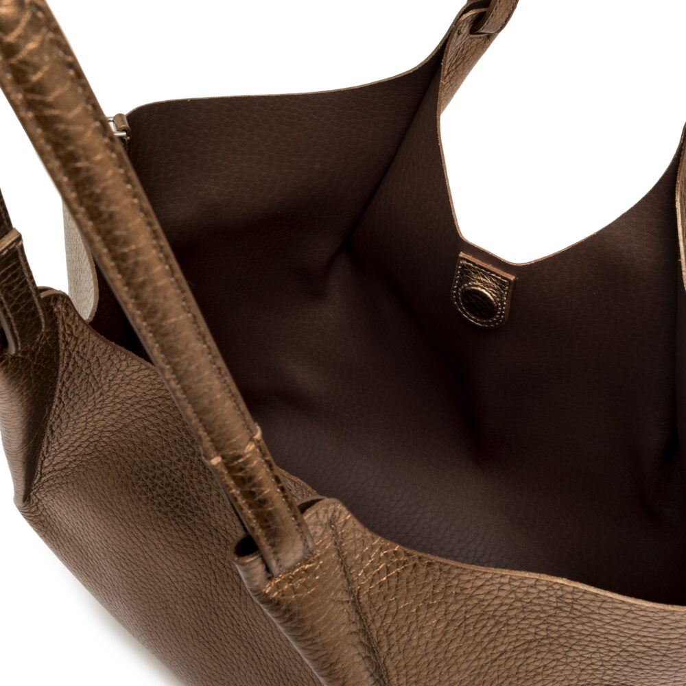 Borsa a spalla Gianni Chiarini Dua - BS 9720 RNGDBL - Bronzo - immagine 4