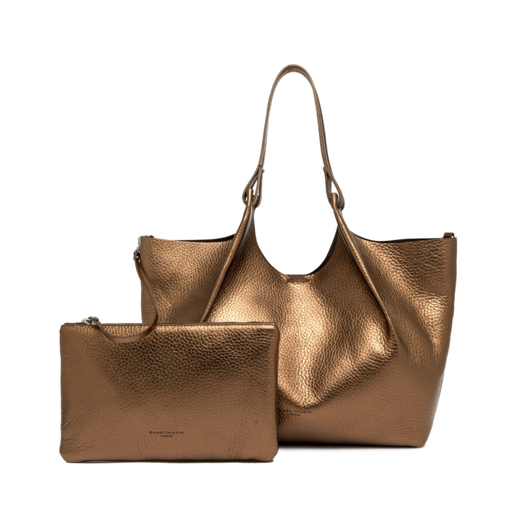 Borsa a spalla Gianni Chiarini Dua - BS 9720 RNGDBL - Bronzo - immagine 3
