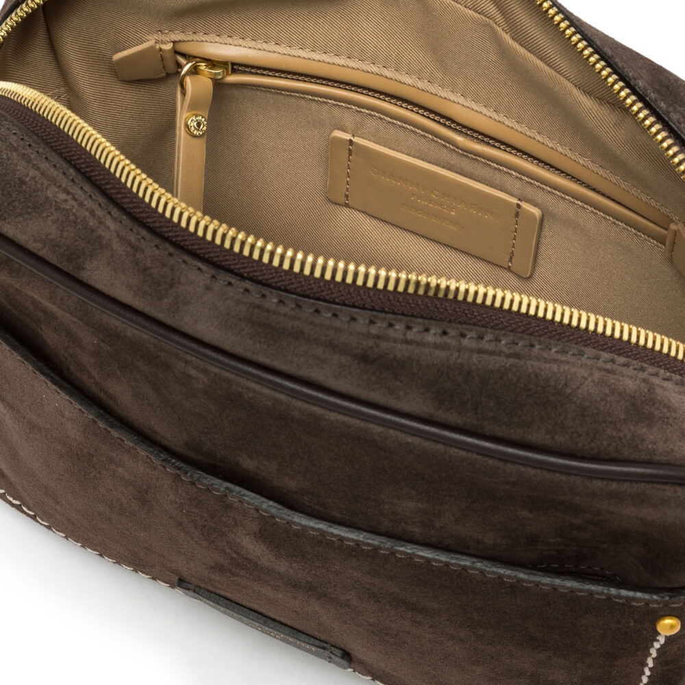 Borsa a tracolla Gianni Chiarini Nina - BS 12060 CM-NASPM - MOKA - immagine 4