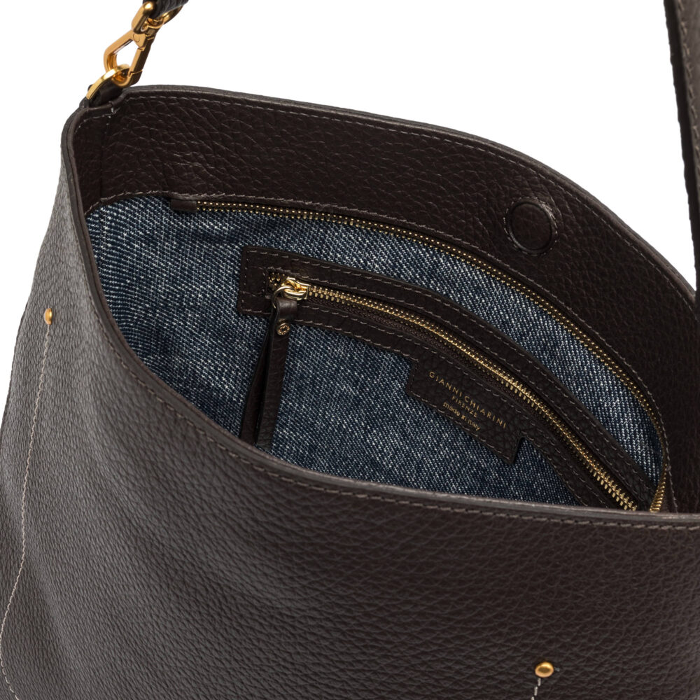 Borsa a spalla Gianni Chiarini Olga - BS 11496 - Espresso - immagine 5