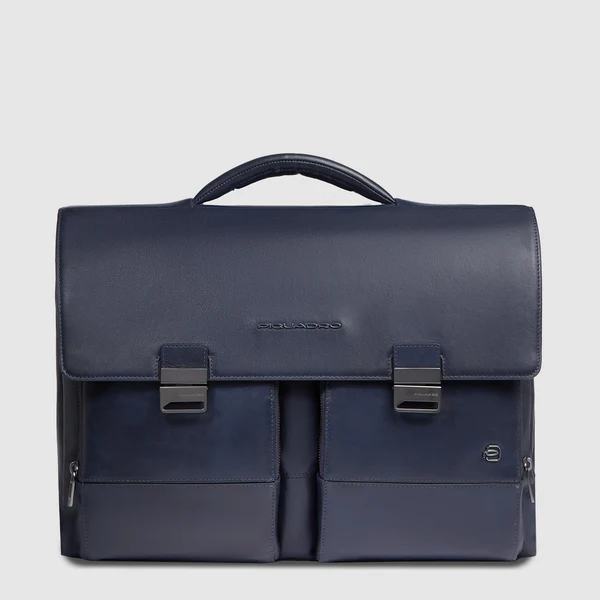 Cartella ventiquattrore Piquadro porta pc 15,6" - Blu