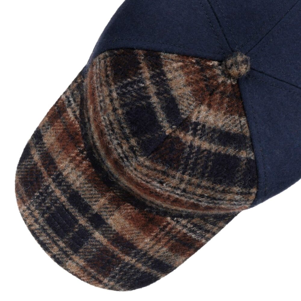Cappellino Trucker Wool Check - 68116 - Blu - immagine 3