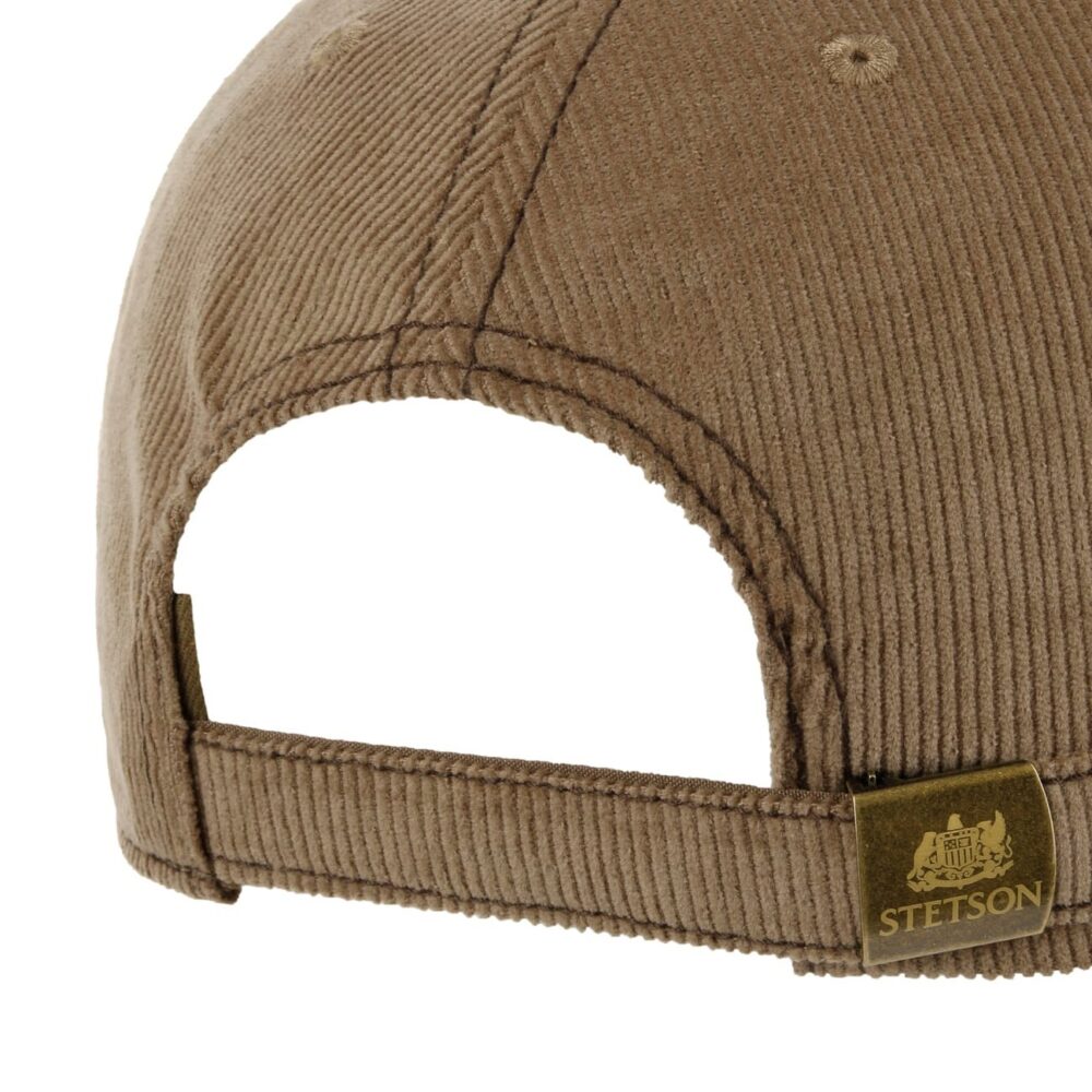 Cappellino Stetson a Coste Embroidered Bear - 69923 - Marrone - immagine 5