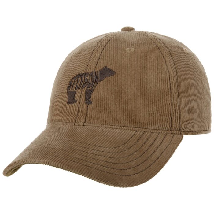 Cappellino Stetson a Coste Embroidered Bear - 69923 - Marrone