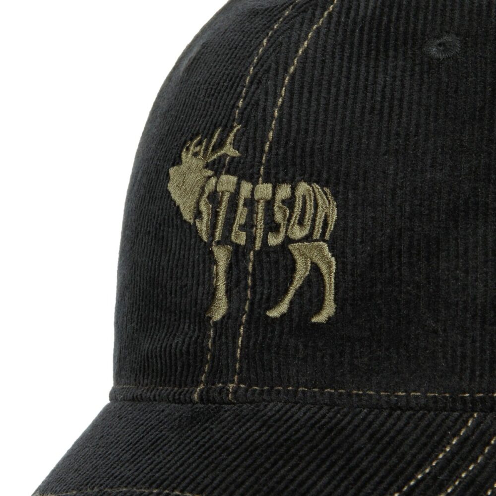 Cappellino Stetson a Coste Embroidered Deer - 69716 - Grigio - immagine 3