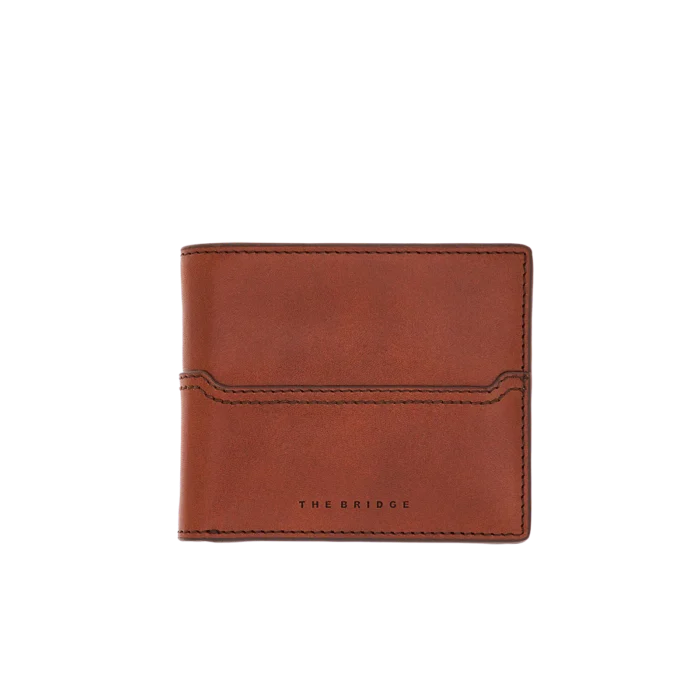 Portafogli The Bridge in pelle da uomo con portamonete - 01505501