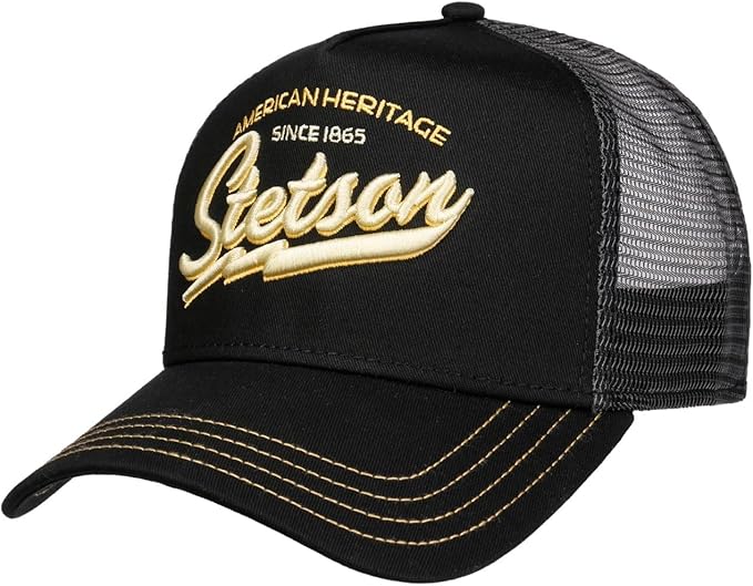 Stetson Cappellino Trucker Classic Berretto Baseball Mesh cap Snapback - 7751171 1 - Nero
