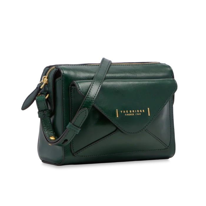 Borsa The Bridge  tracolla in pelle chiusa con zip FRIDA - 0429040101F