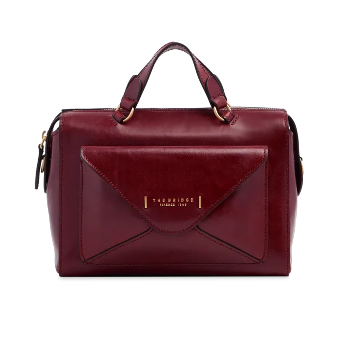 Borsa The Bridge a mano in pelle con tracolla removibile e tasca frontale FRIDA - 04290601