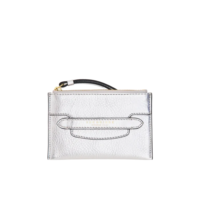 Pochette The Bridge da polso in pelle con zip LUCREZIA - 097906E901D