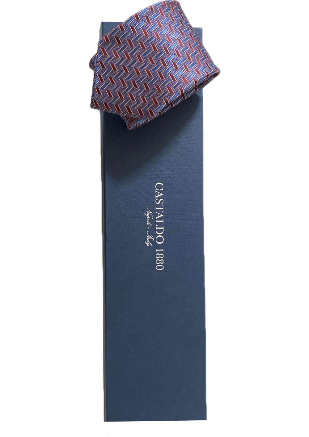 Cravatta effetto 3D - Castaldo 1880 - 100% seta - immagine 3