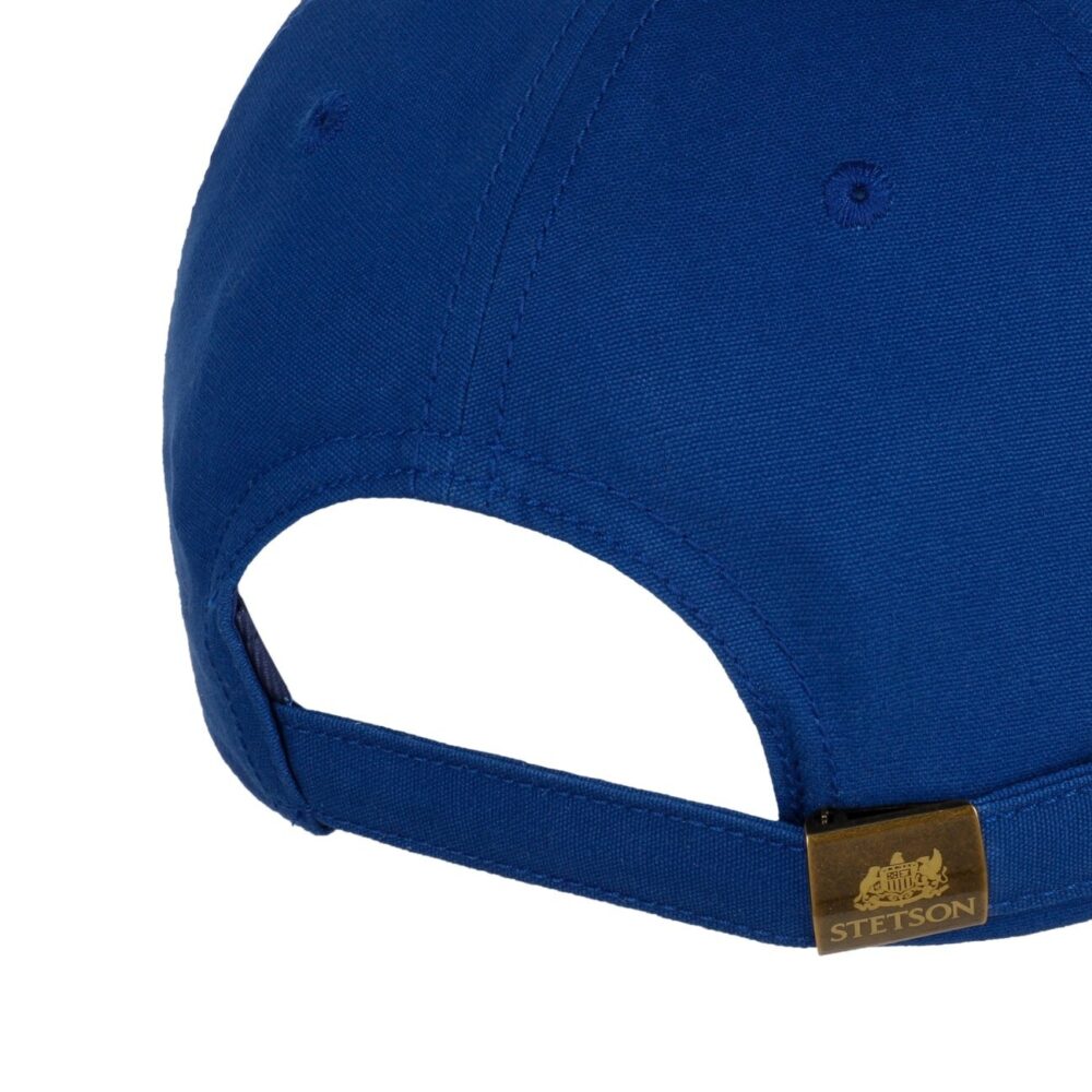 Cappellino Stetson  Camp Logo in Cotone - Taglia Unica - Blu - 64161 - immagine 4