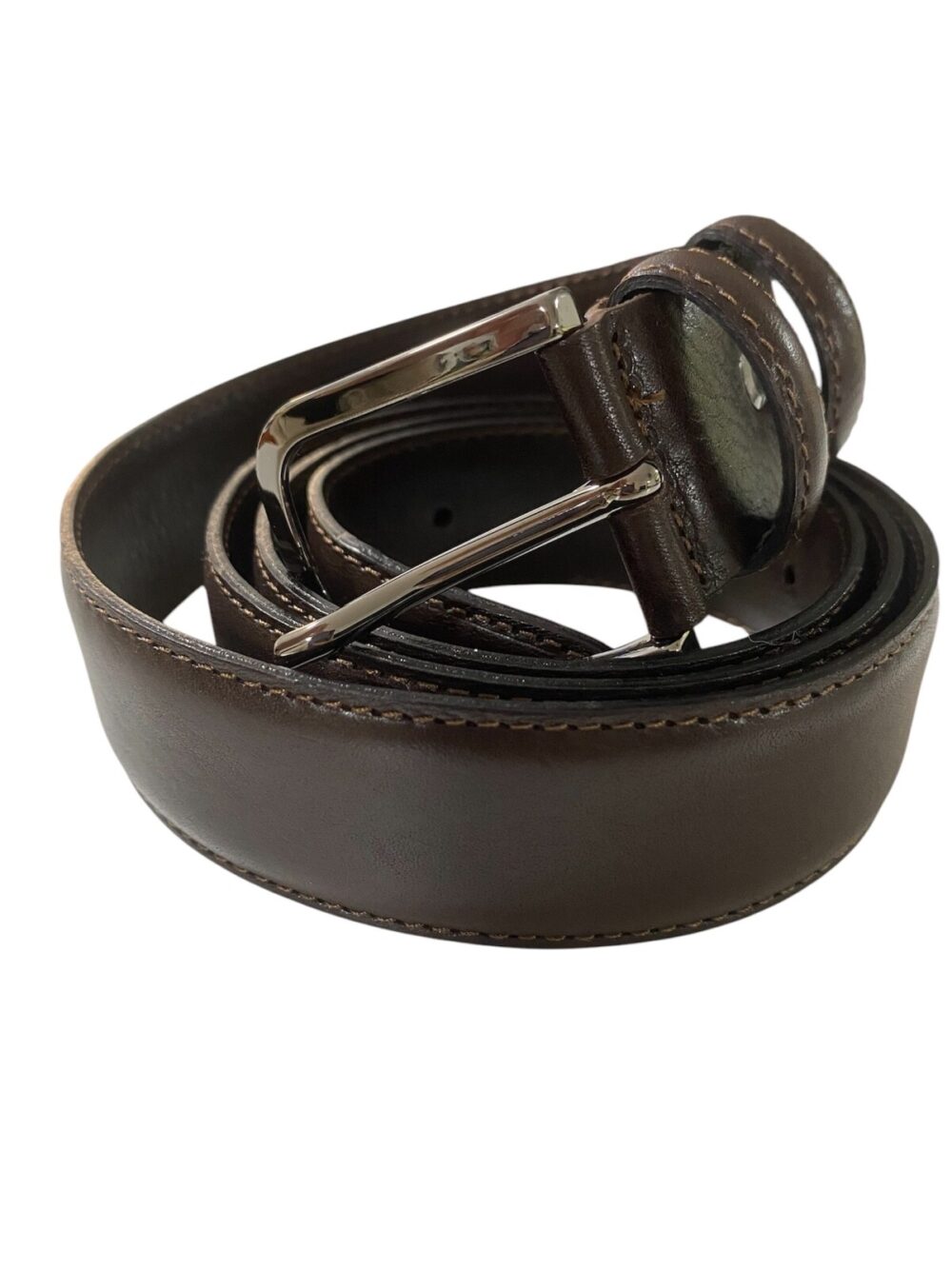 Cintura uomo in pelle di vitello martellata - Marrone - Castaldo 1880 - 5295