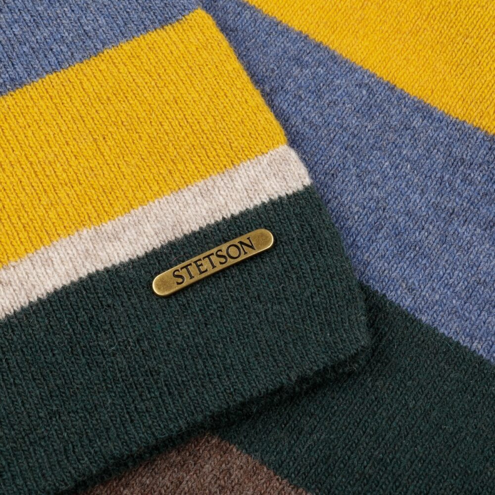 Sciarpa Stetson - Lana merino- A righe - Multicolore - immagine 4