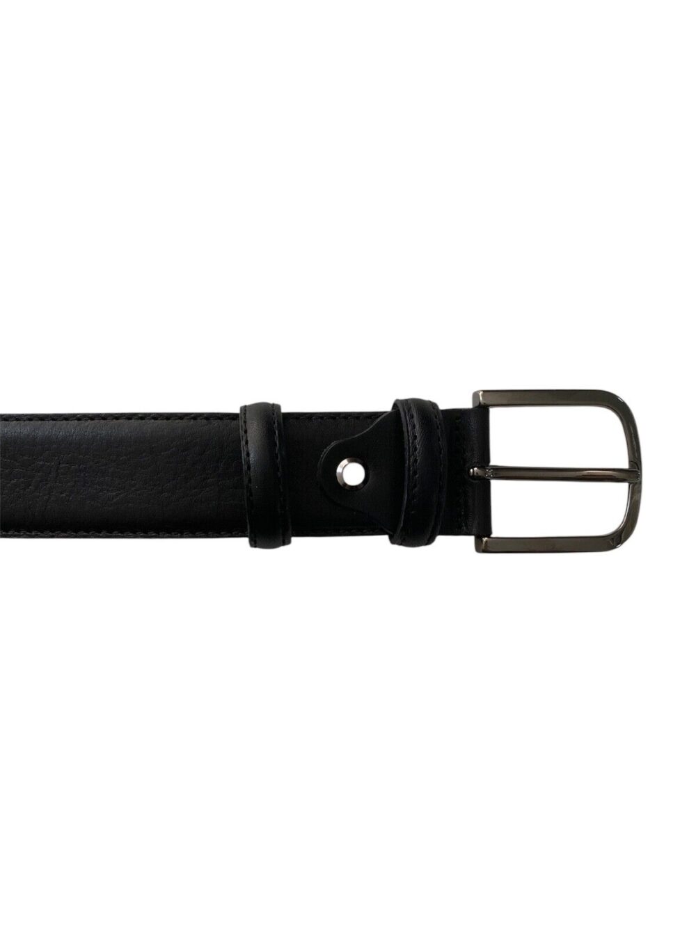 Cintura uomo in pelle di vitello martellata - Nero - Castaldo 1880 -  5295 - immagine 3