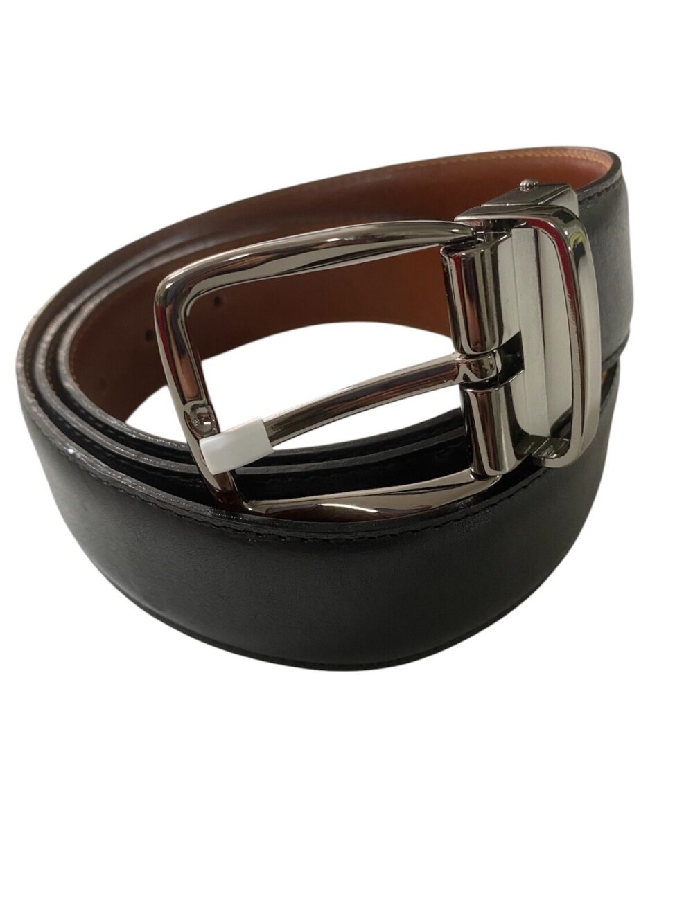 Cintura  REVERSIBILE in pelle - Nero/cognac - Castaldo 1880 - 6067