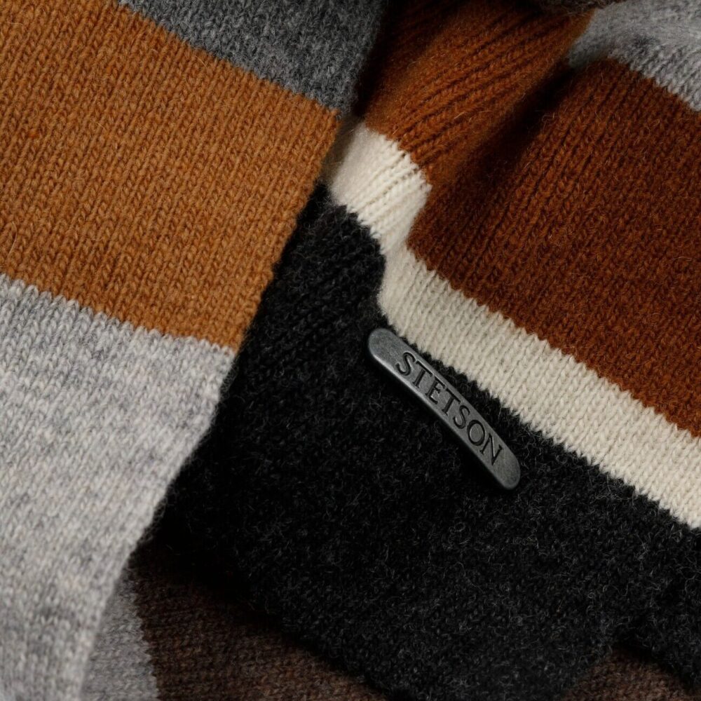 Sciarpa Stetson - Lana merino- A righe - Multicolore - immagine 3