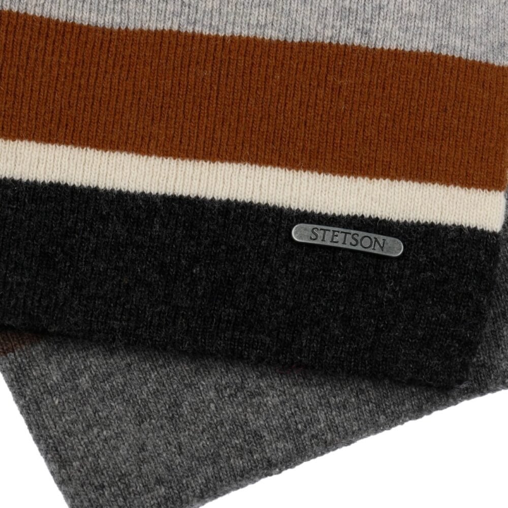 Sciarpa Stetson - Lana merino- A righe - Multicolore - immagine 4