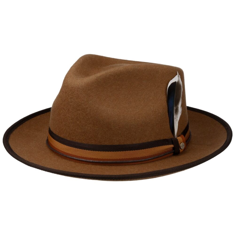 Cappello Fedora Stetson - Feltro in lana - Con piume - immagine 4