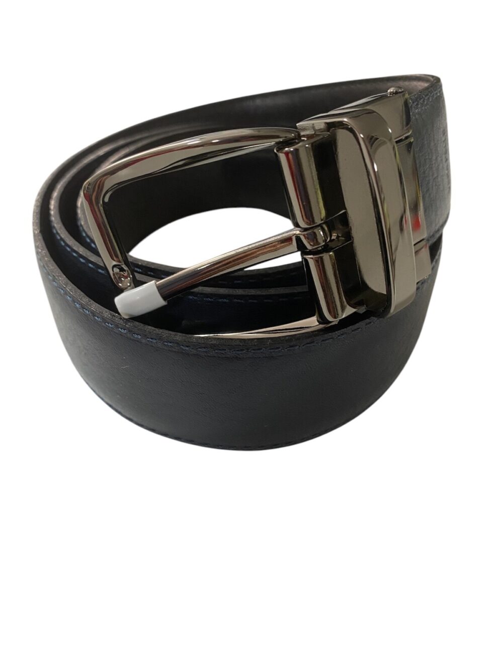 Cintura  REVERSIBILE in pelle - Nero/blu - Castaldo 1880 - 6067