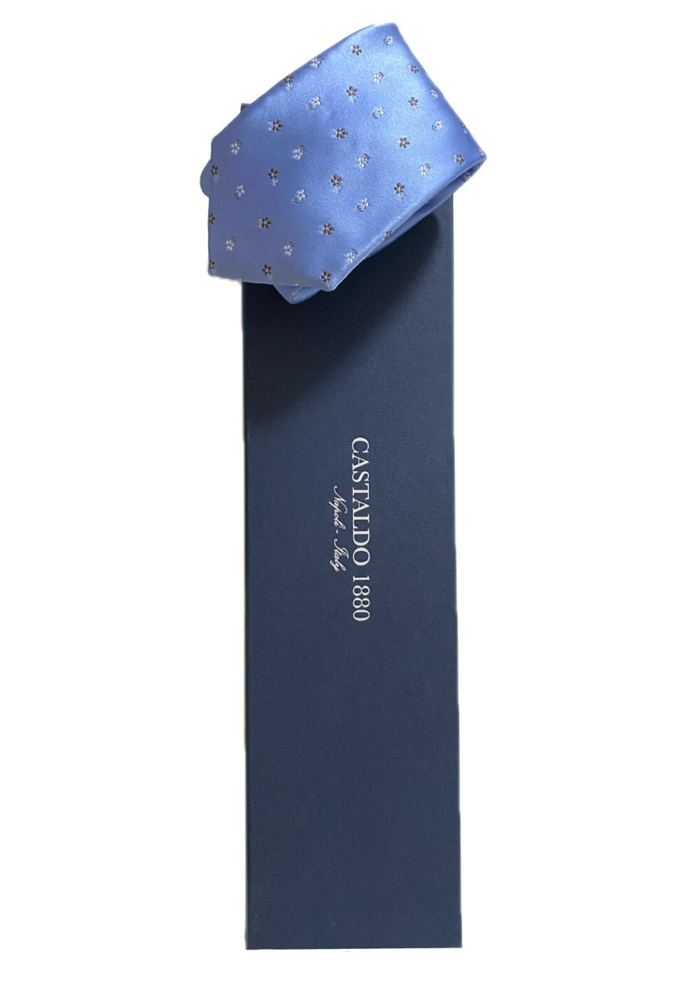 Cravatta fantasia floreale - Castaldo 1880 - 100% seta - immagine 3